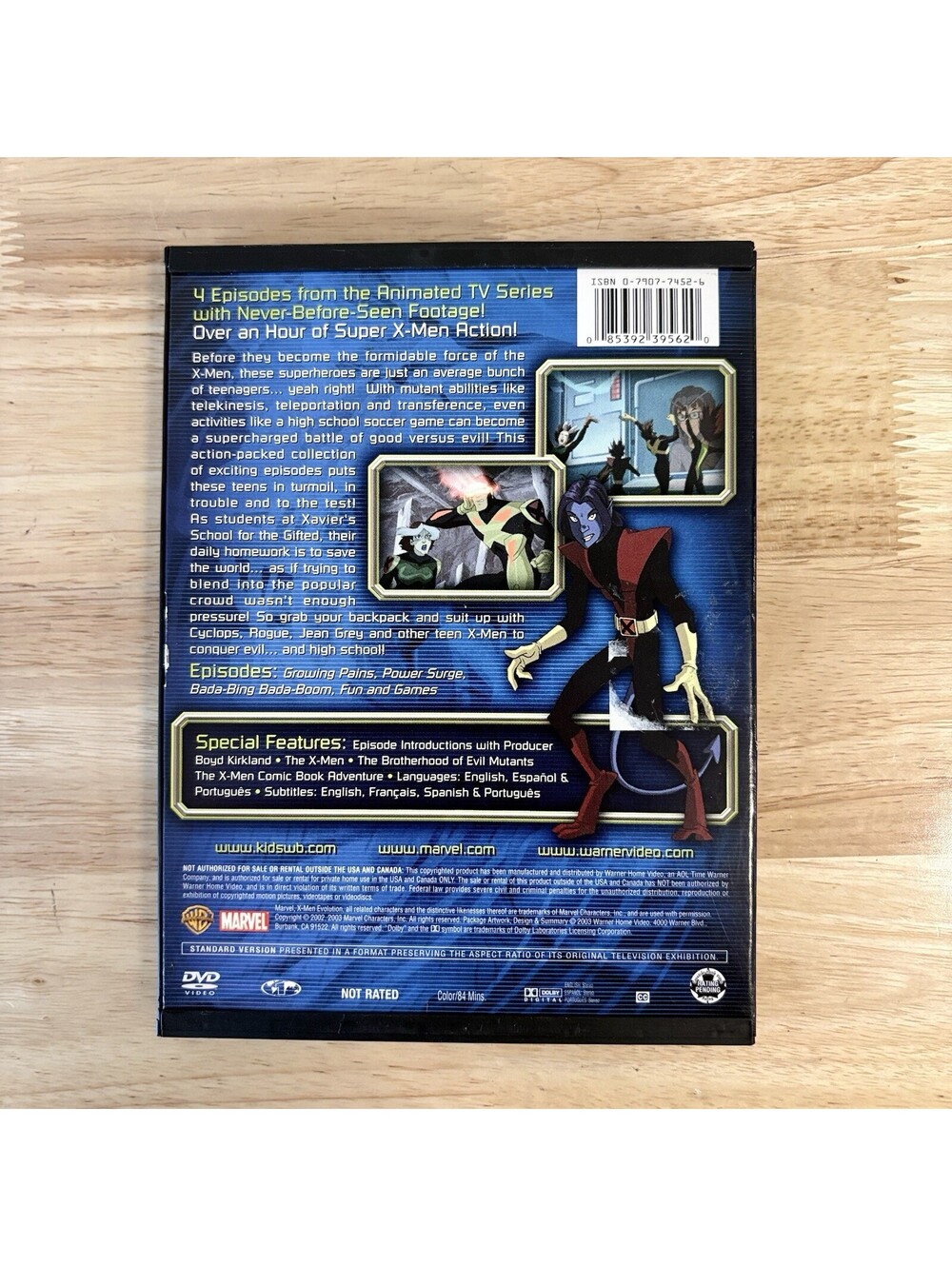 X-Men: Evolution - Mutants Rising - DVD - GOOD - Picture 2 of 9